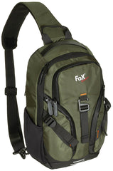 Geantă Travel Sling Oliv FoxOutdoor - Bretea ajustabilă, Spate căptușit