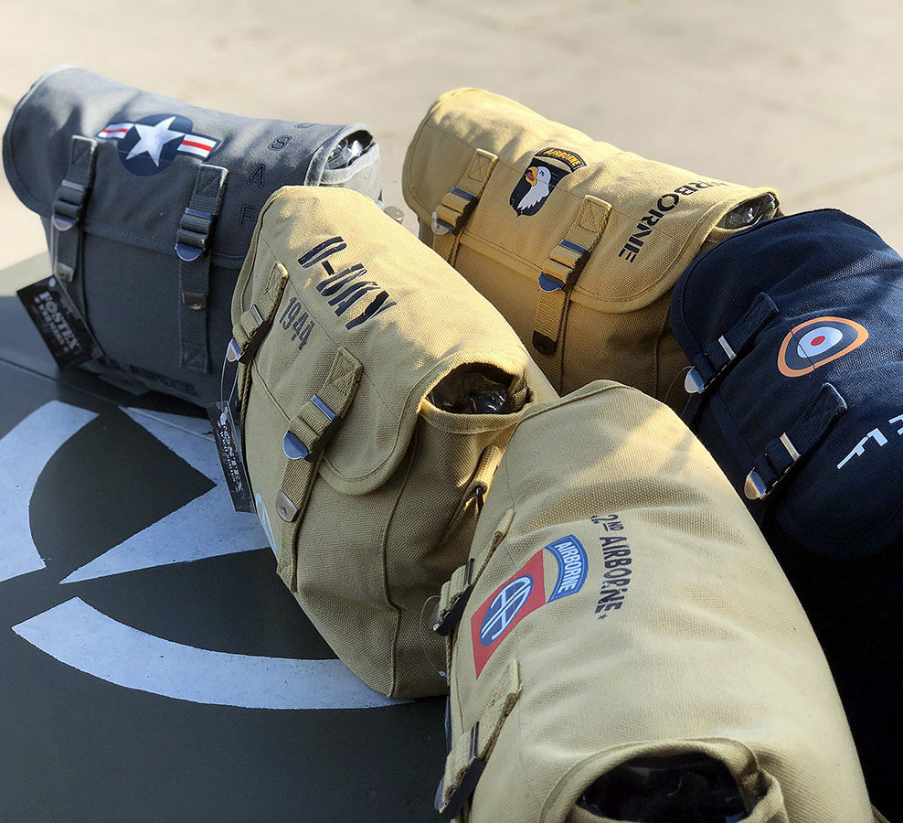 Geantă Umăr 101st Airborne D-Day Khaki Fostex - Moștenire Autentică