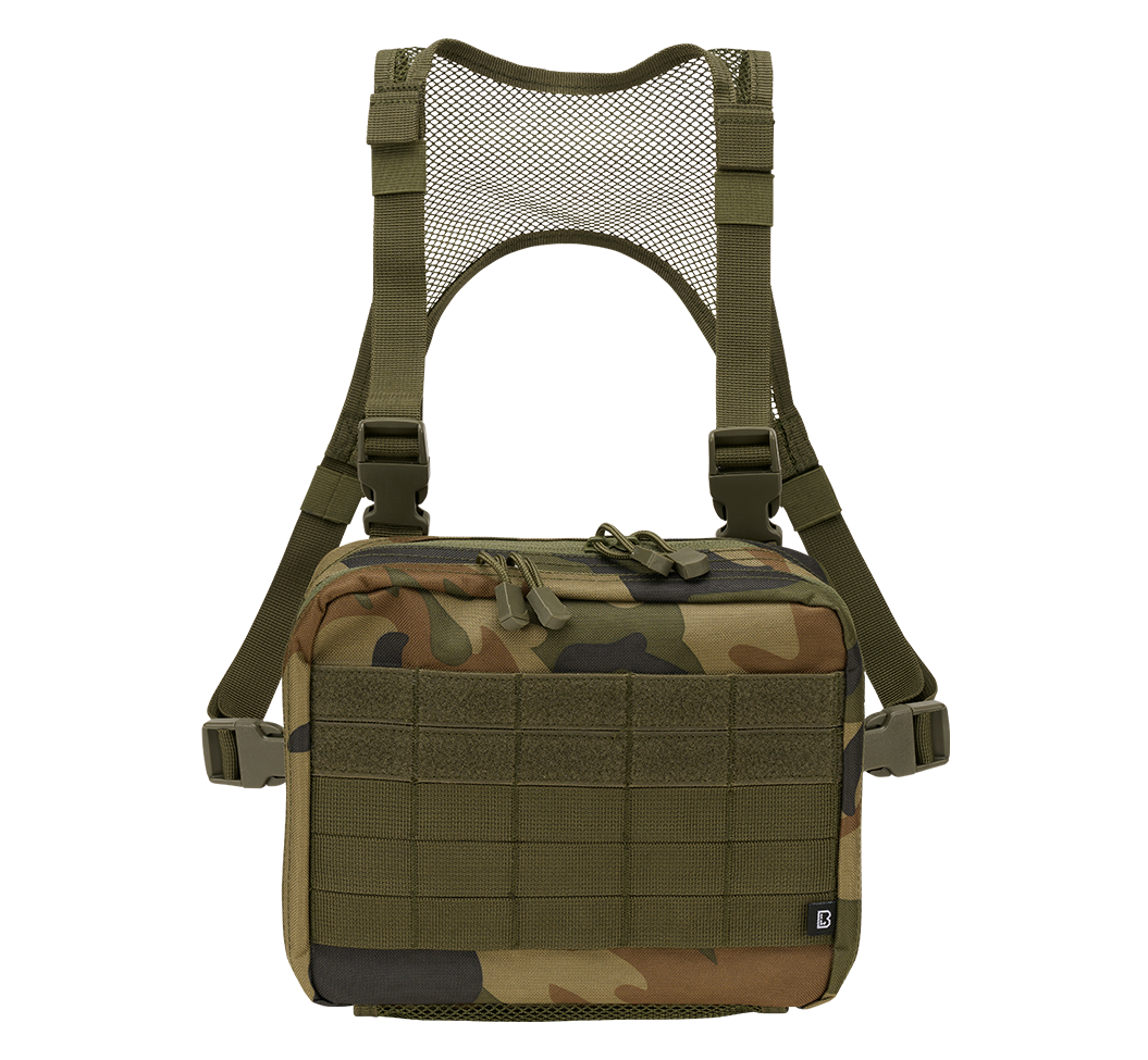 Geanta US Cooper Chest Pack Operator Woodland Brandit - Organizator Tactic Eficient