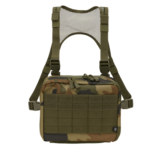 Geanta US Cooper Chest Pack Operator Woodland Brandit - Organizator Tactic Eficient