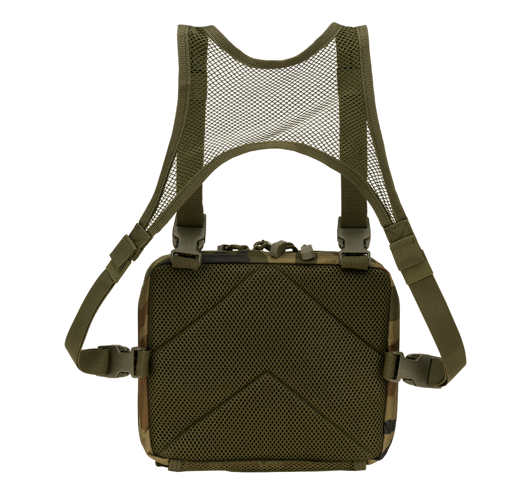 Geanta US Cooper Chest Pack Operator Woodland Brandit - Organizator Tactic Eficient