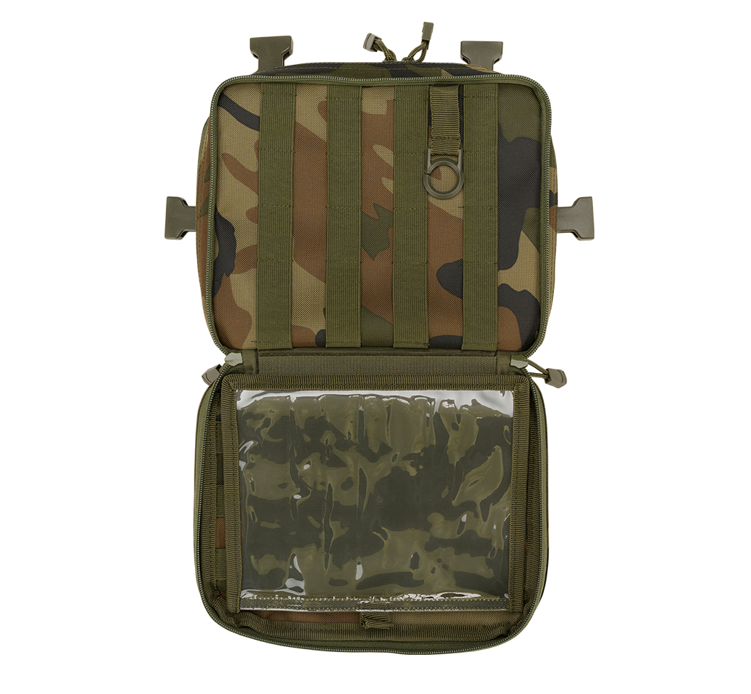 Geanta US Cooper Chest Pack Operator Woodland Brandit - Organizator Tactic Eficient