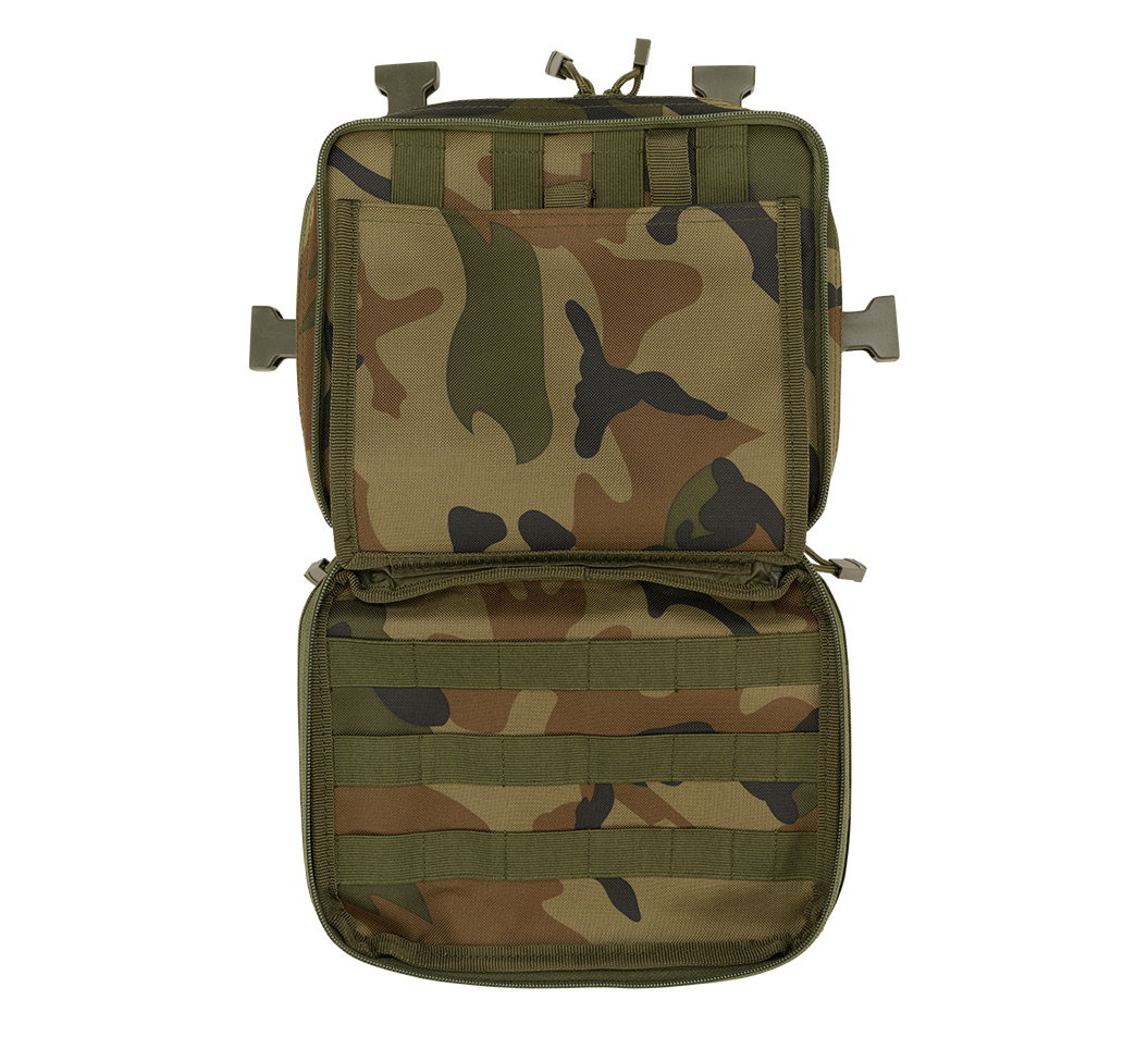 Geanta US Cooper Chest Pack Operator Woodland Brandit - Organizator Tactic Eficient