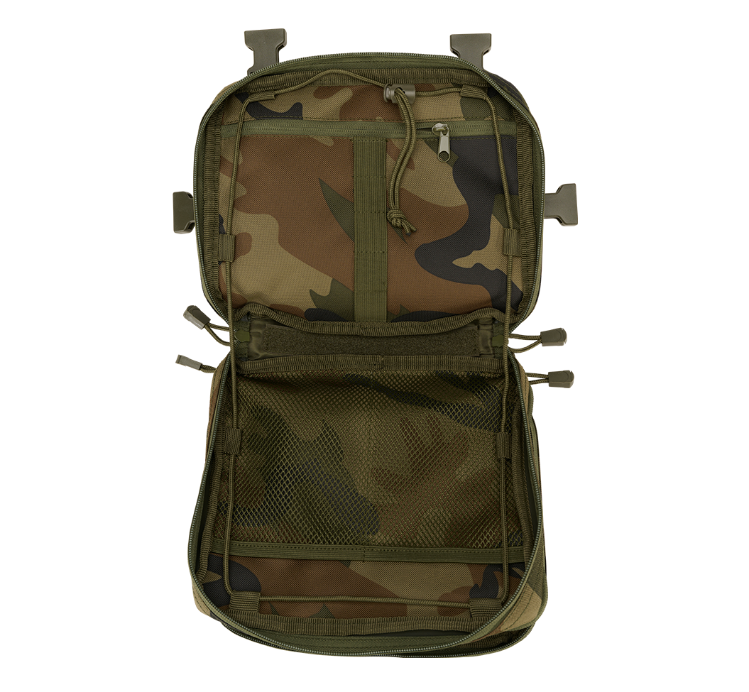 Geanta US Cooper Chest Pack Operator Woodland Brandit - Organizator Tactic Eficient