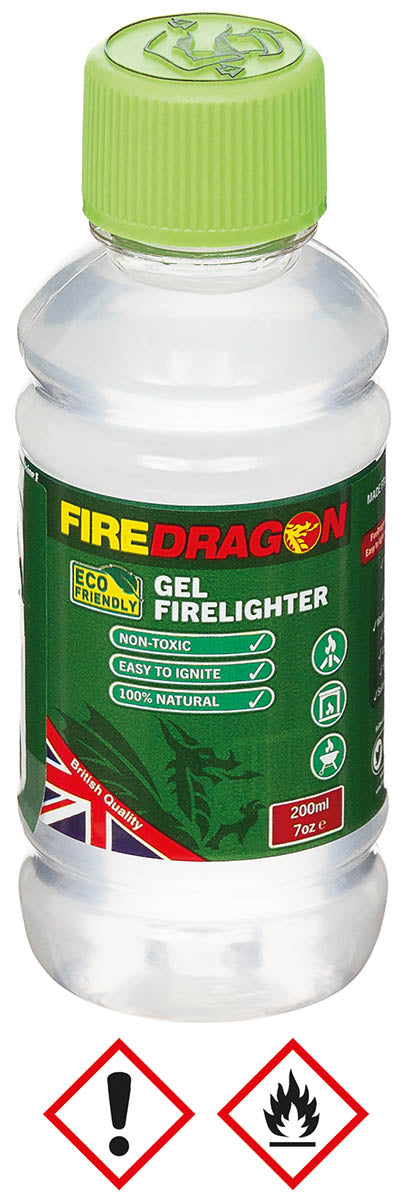 Gel combustibil FIREDRAGON Brenngel - 200ml, 75-100 min ardere
