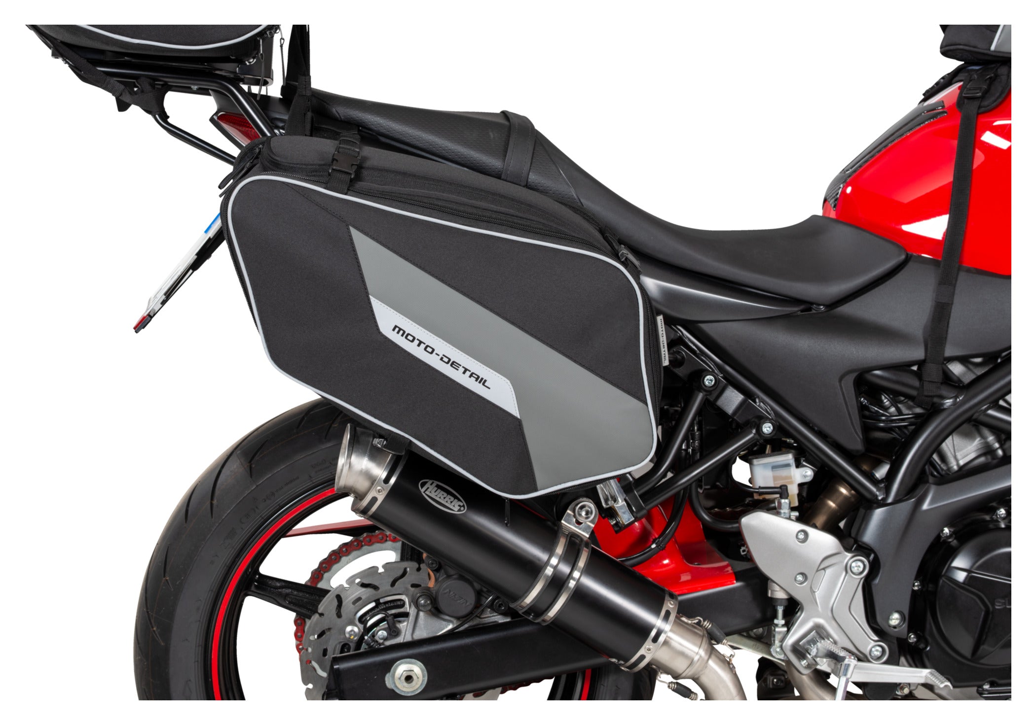 Genți Laterale moto-detail - Extensibile, Rezistente la Căldură