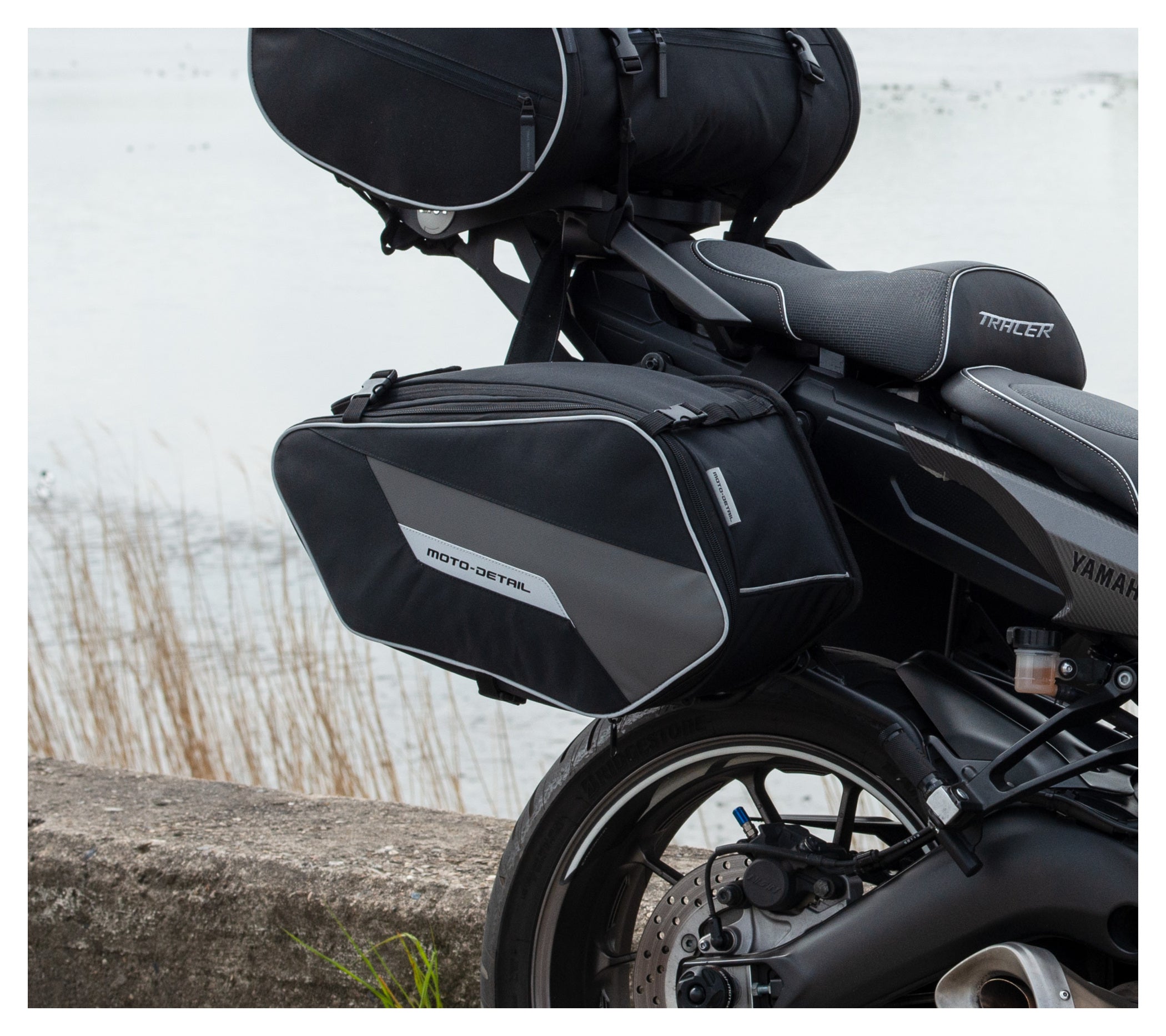 Genți Laterale moto-detail - Extensibile, Rezistente la Căldură