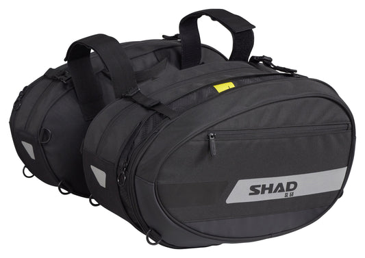 Genți Laterale Moto SL58 Shad - Extensibile, 46-58L, Impermeabile