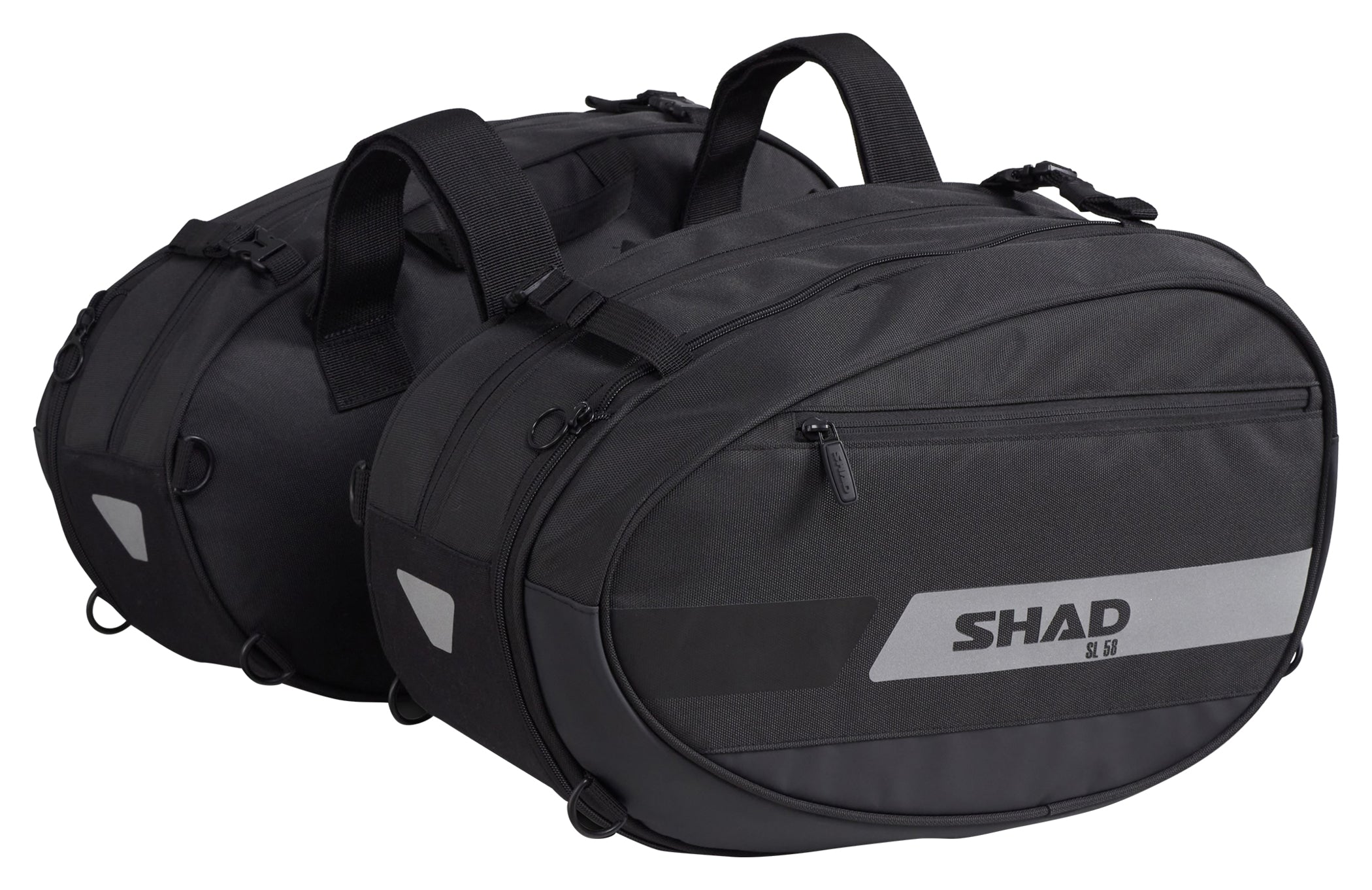 Genți Laterale Moto SL58 Shad - Extensibile, 46-58L, Impermeabile