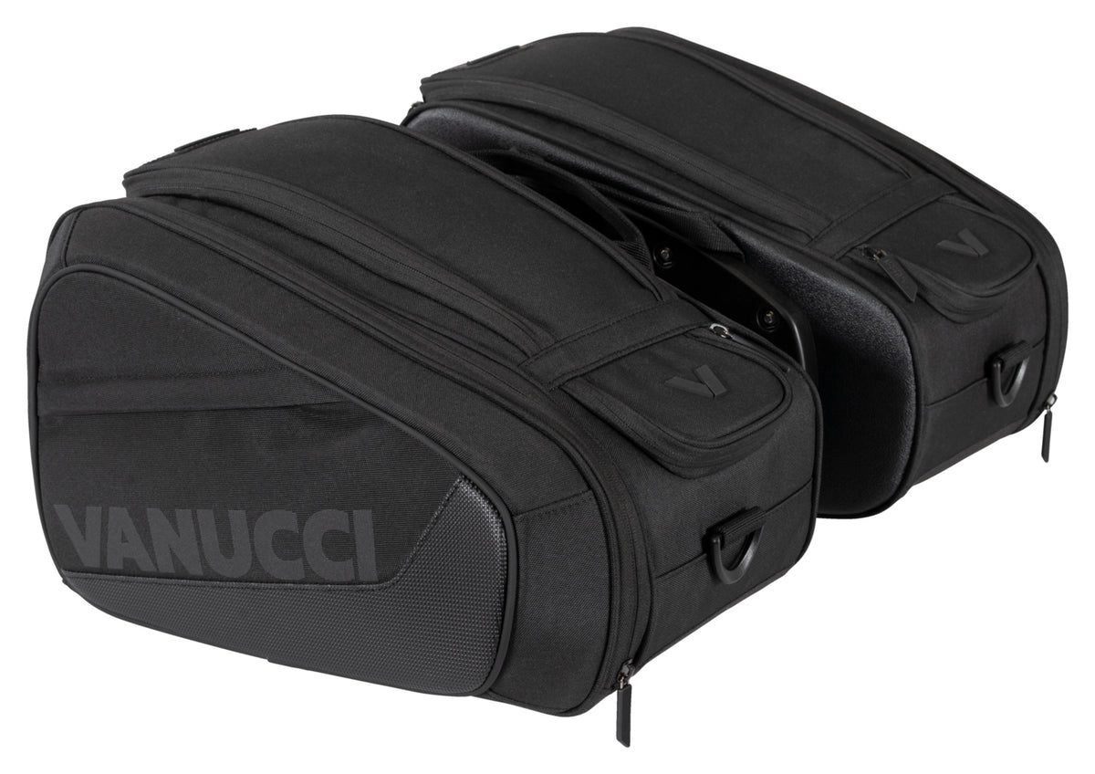 Genți Laterale Moto Vanucci Sportivo VS09 C-Bow - Impermeabile, Extensibile