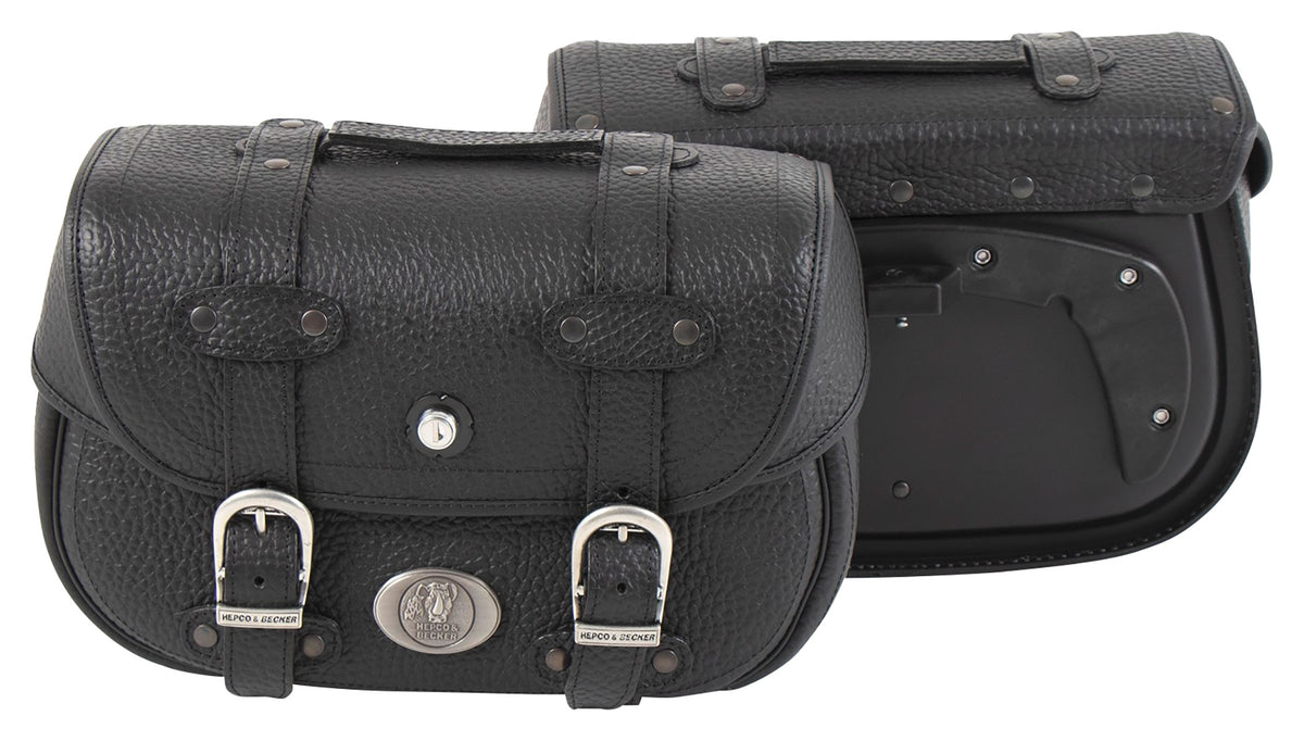 Genți laterale piele Hepco & Becker Liberty - C-Bow, Negre