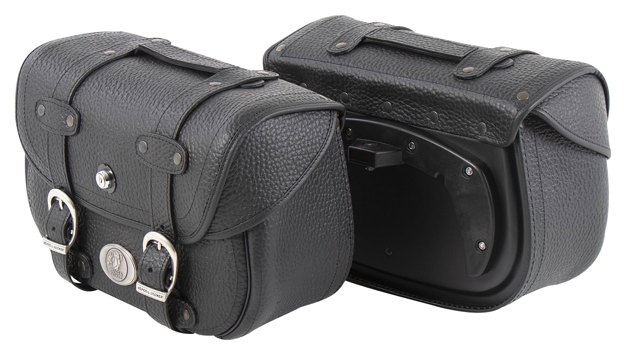 Genți laterale piele Hepco & Becker Liberty - C-Bow, Negre