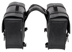 Genți Laterale Piele Louis, Volum 2x12L - Clasic & Autentic