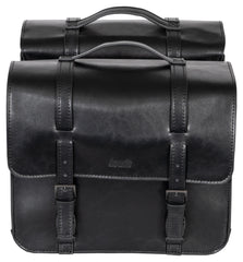 Genți Laterale Piele Louis, Volum 2x12L - Clasic & Autentic
