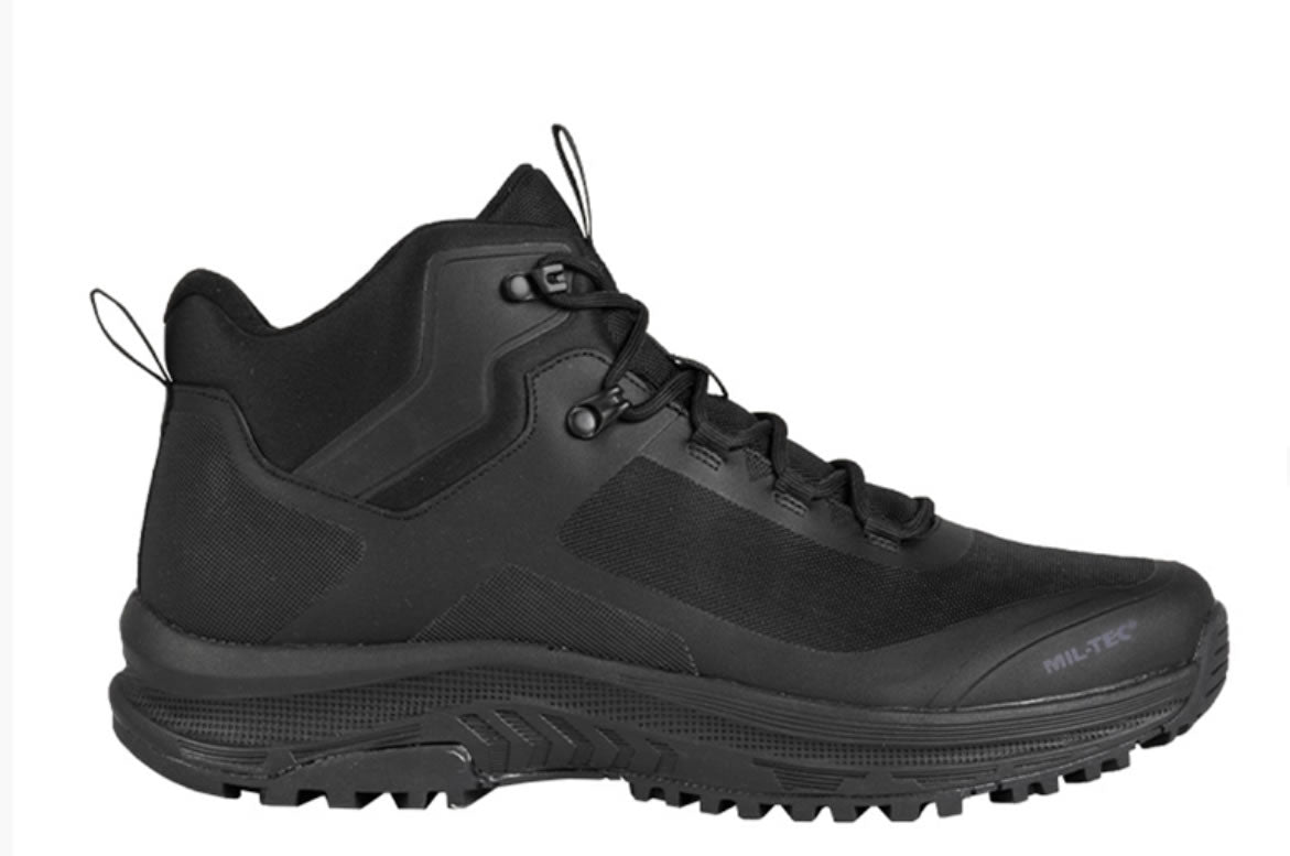 Ghete Tactice Assault Stiefel Mid Dark Black