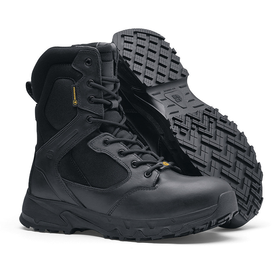 Ghete Tactice Defense High Negre SFC - Aderență Imbatabilă & Protecție ESD