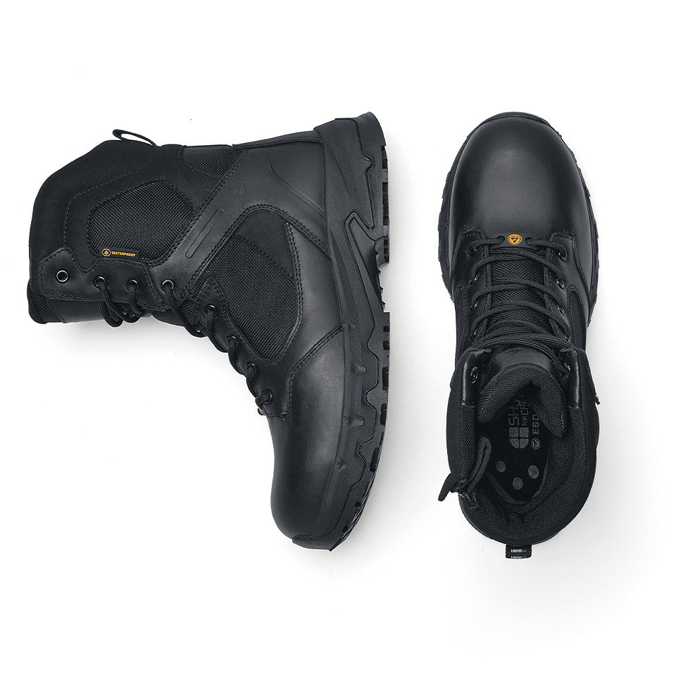 Ghete Tactice Defense High Negre SFC - Aderență Imbatabilă & Protecție ESD