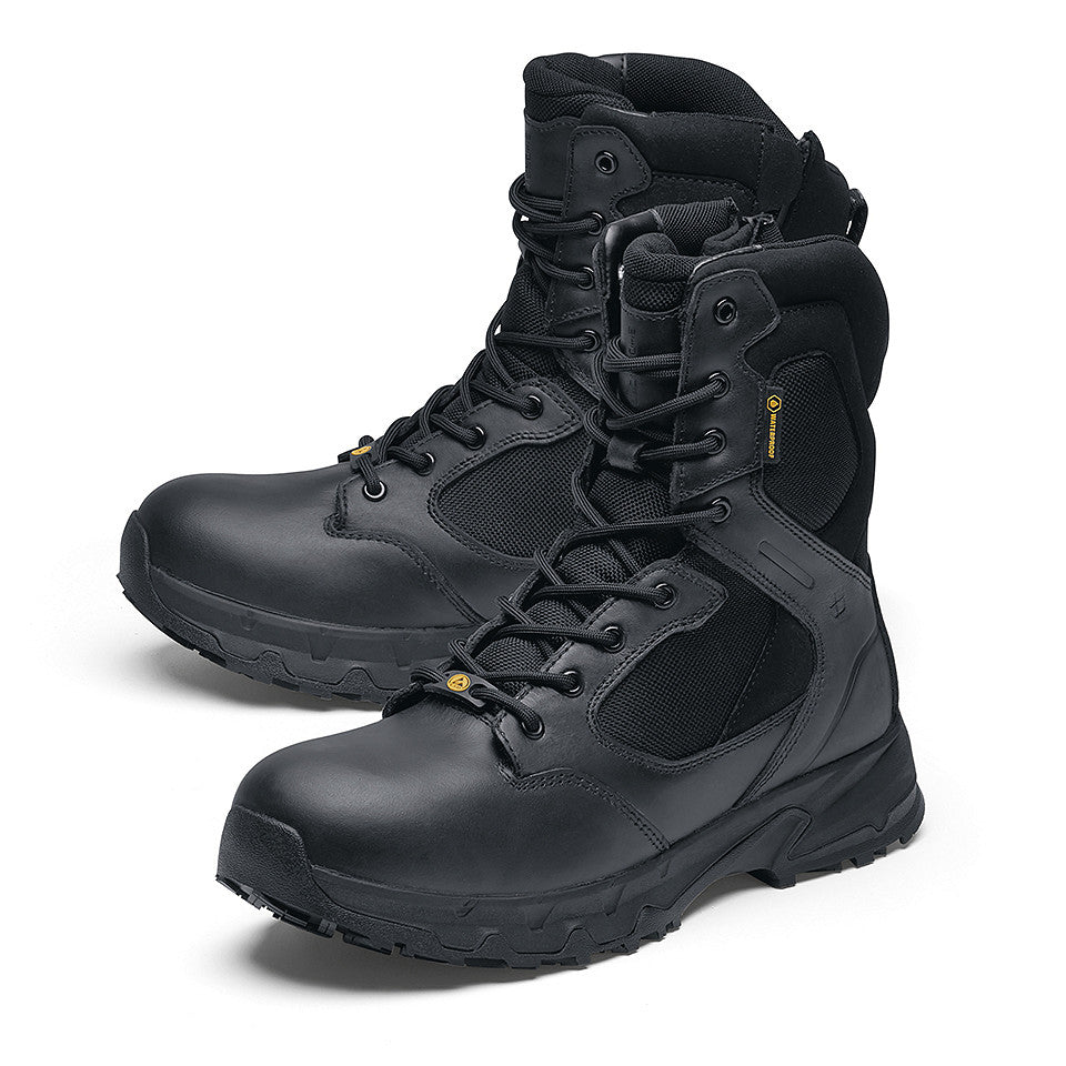 Ghete Tactice Defense High Negre SFC - Aderență Imbatabilă & Protecție ESD