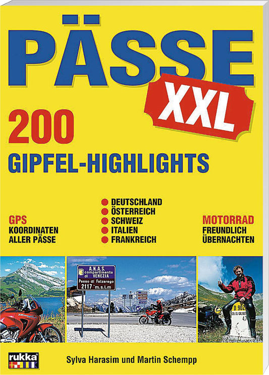 Ghid Moto Alpi Pässe XXL Louis - 200 Pasuri, 200 Cazări