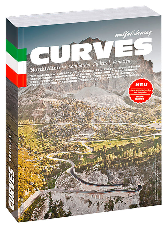Ghid Moto CURVES Nordul Italiei - Pasi Montani, Lombardia, Venetia, Tirolul de Sud
