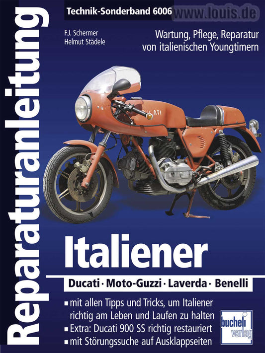 Ghid Reparații Moto Italiene - Ducati, Moto-Guzzi, Morini, Laverda