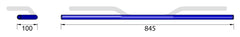 Ghidon Drag Bar Wide Louis - Stil Chopper, Bobber, Fighter
