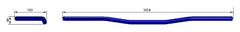 Ghidon Wide Bar cu Sicke Louis - Stil Bobber & Custom