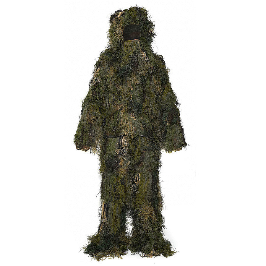 Ghillie Suit de Luxe Woodland - Camuflare Profesională Absolută