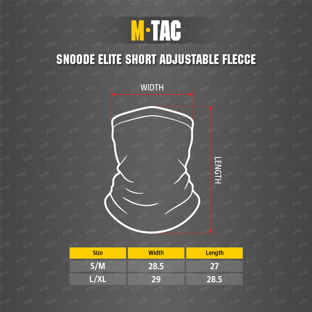Guler multifuncțional Elite Scurt M-Tac - Fleece Ajustabil Army Olive