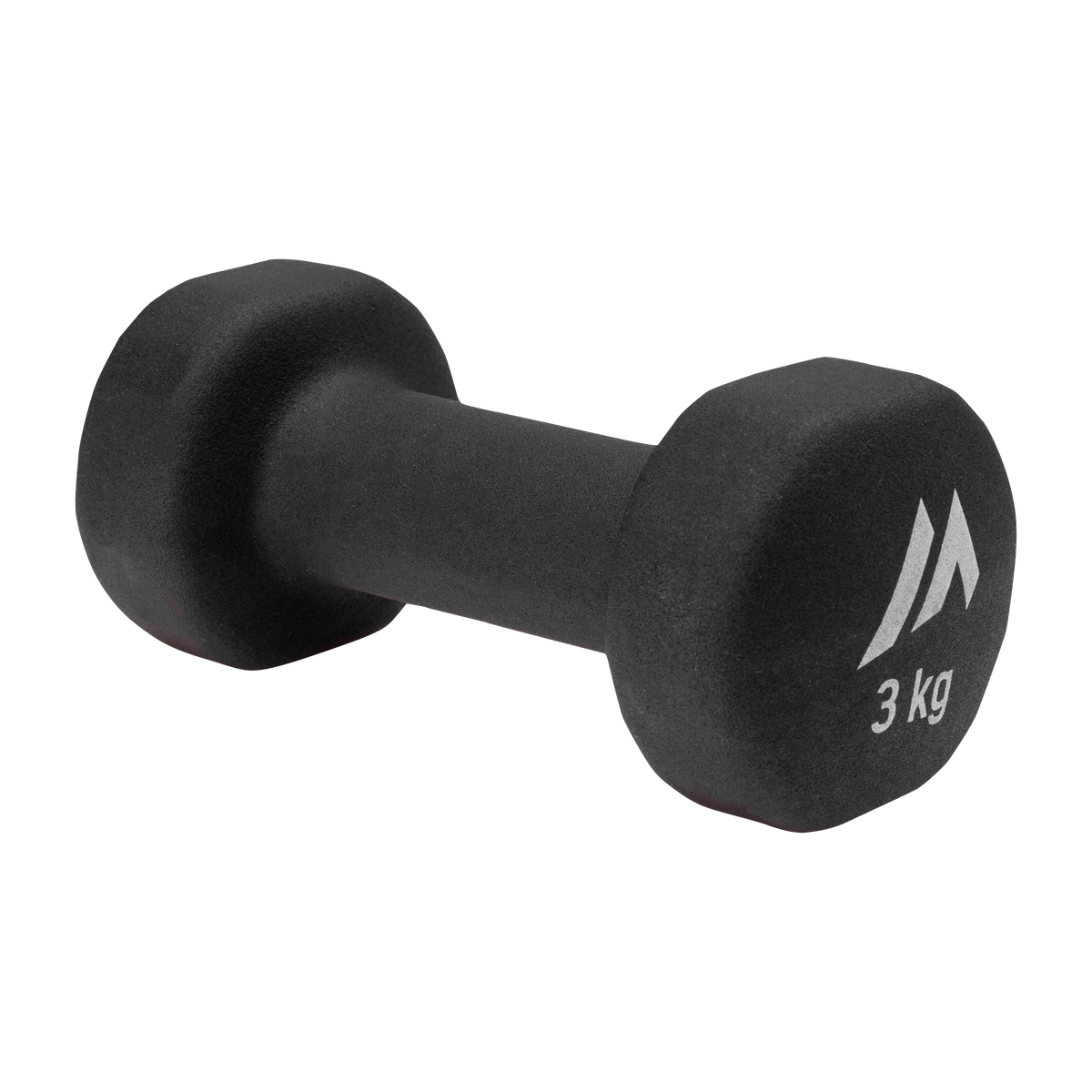 Halteră DYNAMOS 3 KG MARTES - Ghisa acoperită PVC, Antiderapantă - 1