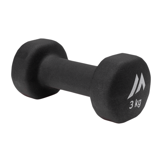 Halteră DYNAMOS 3 KG MARTES - Ghisa acoperită PVC, Antiderapantă - 1