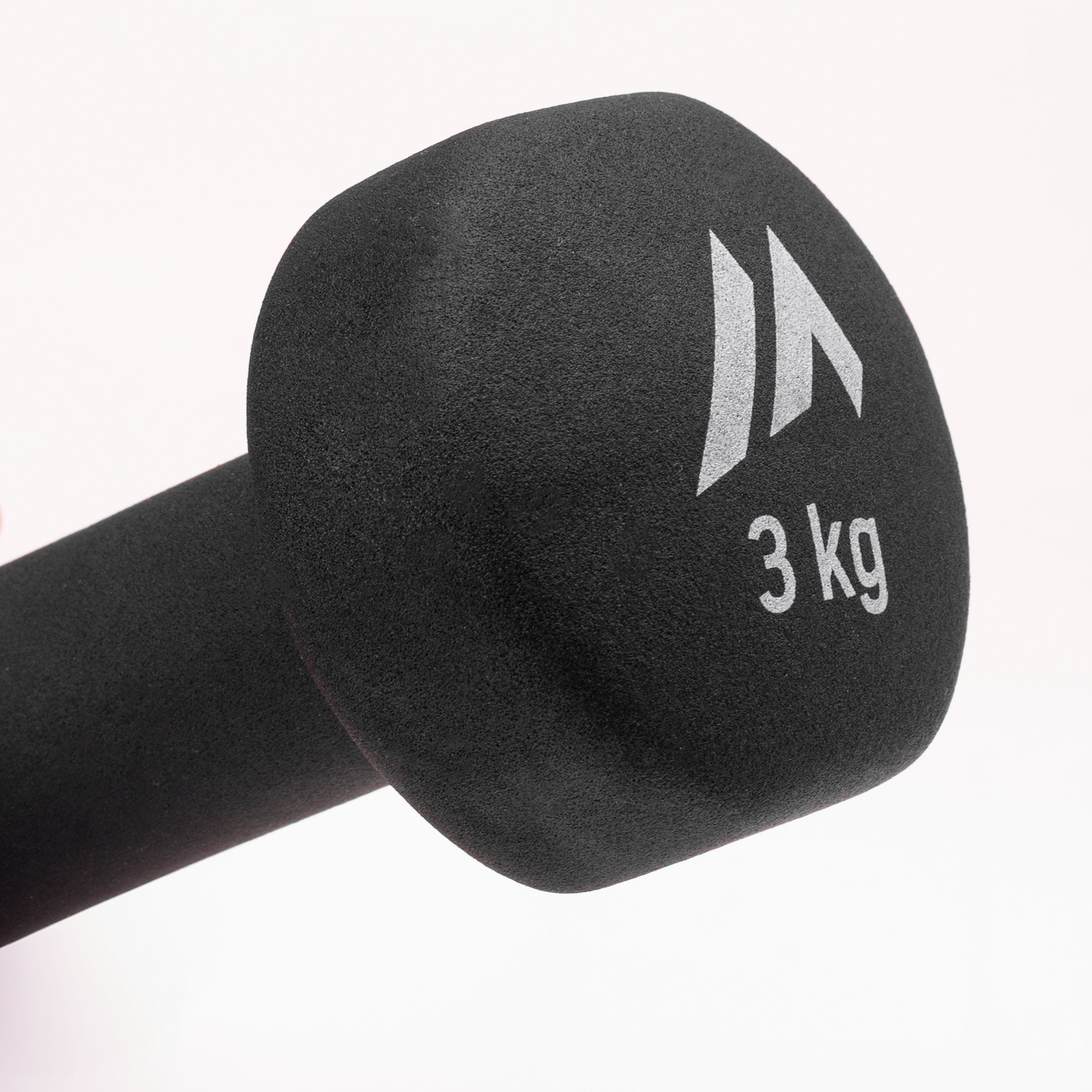 Halteră DYNAMOS 3 KG MARTES - Ghisa acoperită PVC, Antiderapantă - 3