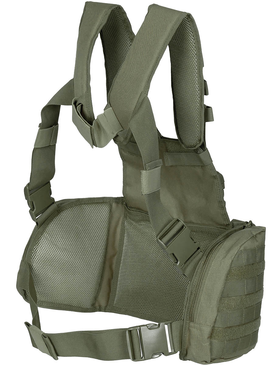 Ham Tactic "Mission" Verde Oliv MFHProfessional - Sistem Modular, Bretele Ajustabile