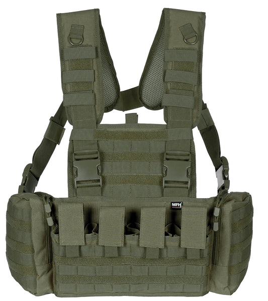 Ham Tactic "Mission" Verde Oliv MFHProfessional - Sistem Modular, Bretele Ajustabile