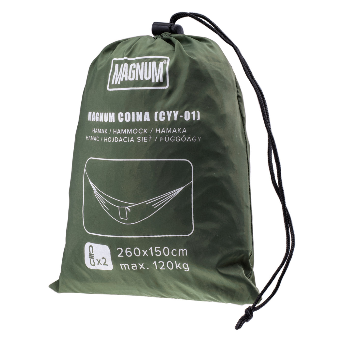 Hamac Coina Magnum - Ultra-Ușor și Rezistent, 120 kg Suport - 2