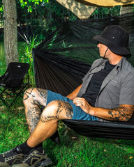 Hamac Mynest Hammock With Net D19025 Black Pentagon Tactical - Confort Superior și Protecție Integrală