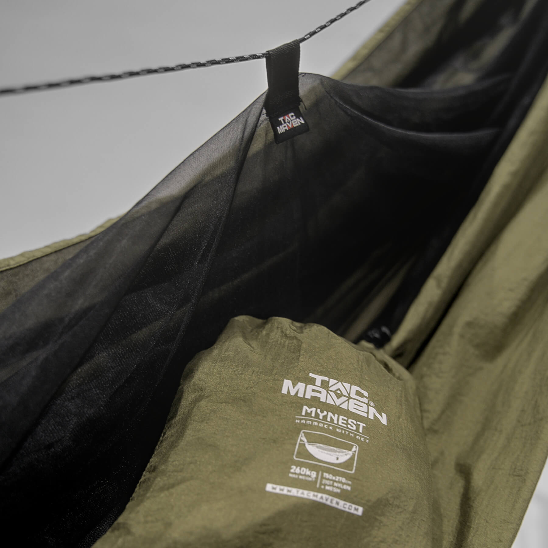 Hamac Mynest Hammock With Net D19025 RAL7013 Pentagon Tactical - Confort și Rezistență în orice Aventură