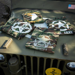 Hanorac Allied Star-Willy jeep camo Woodland - Confort Robust și Stil Tactic