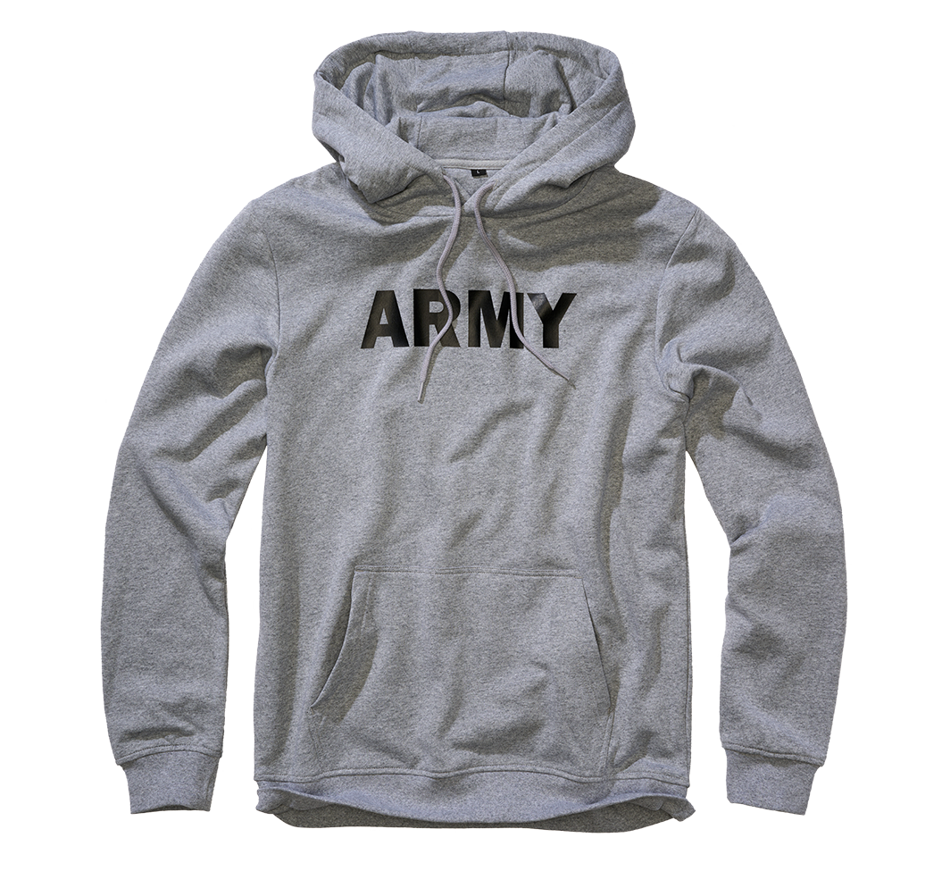 Hanorac Army Hoody Grey Melan Brandit - Confort Tactic Zilnic