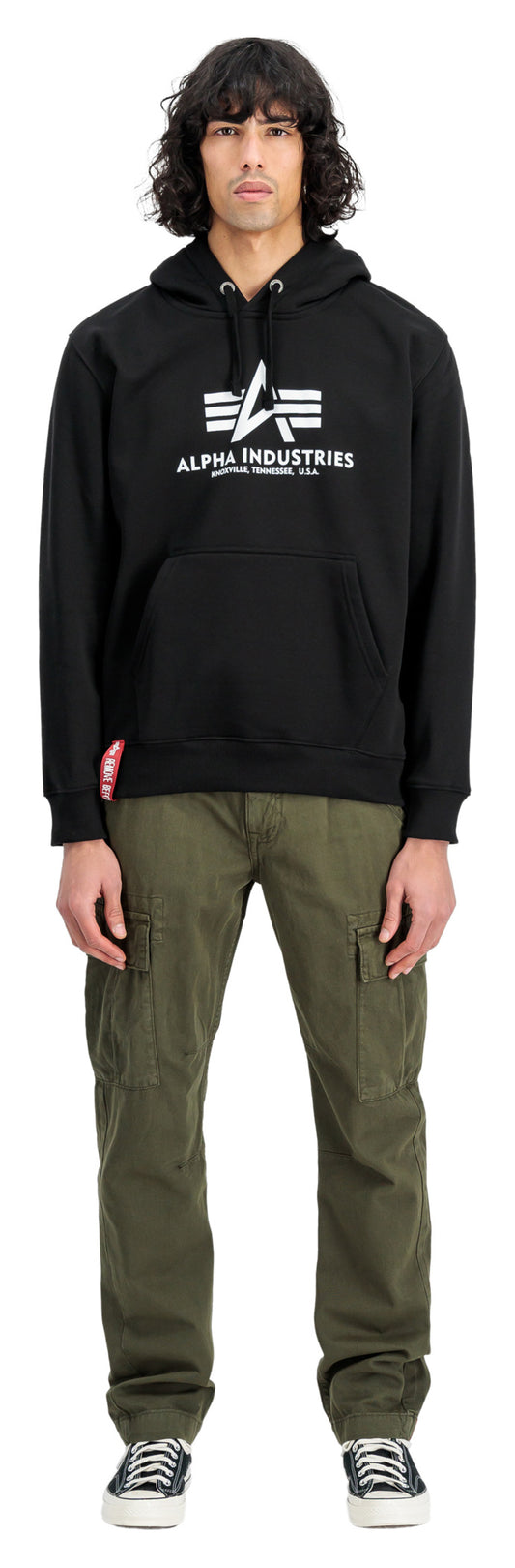 Hanorac Basic Alpha Industries - Bumbac, Logo Iconic
