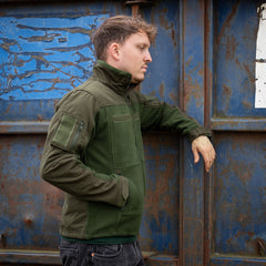 Hanorac Combat Fleece Vest Verde - Adaptabilitate Tactică Superioară
