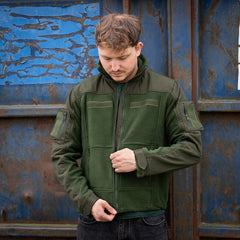 Hanorac Combat Fleece Vest Verde - Adaptabilitate Tactică Superioară