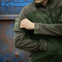 Hanorac Combat Fleece Vest Verde - Adaptabilitate Tactică Superioară