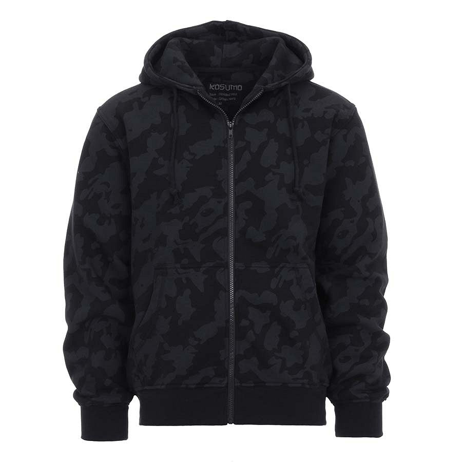 Hanorac cu Fermoar B-Keus Night Camo - Valoare Tactica Smart