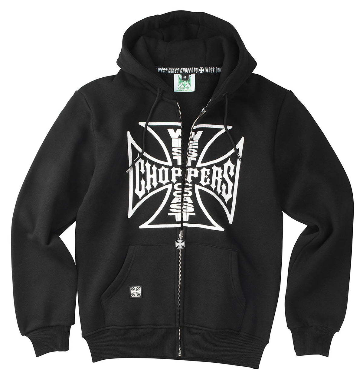 Hanorac cu fermoar OG Logo West Coast Choppers - Moale și Călduros