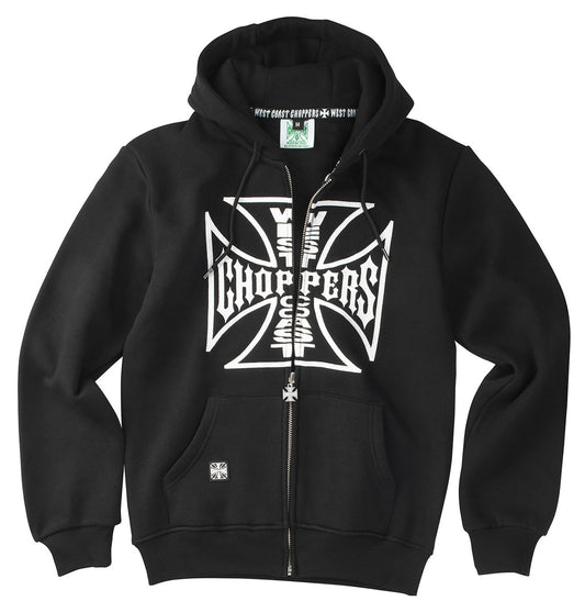 Hanorac cu fermoar OG Logo West Coast Choppers - Moale și Călduros
