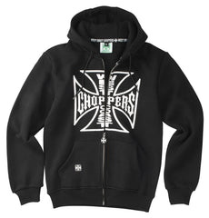 Hanorac cu fermoar OG Logo West Coast Choppers - Moale și Călduros