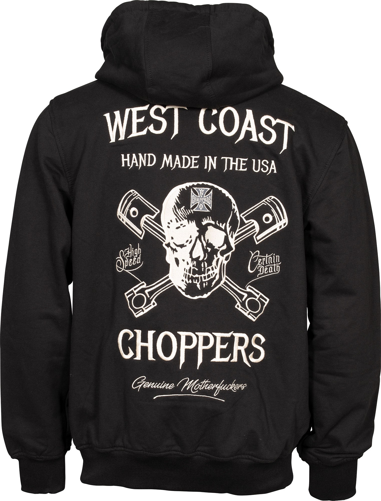 Hanorac cu glugă High Speed West Coast Choppers - Design iconic WCC