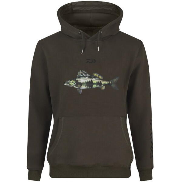 Hanorac D-Vec Hoodie Zander Daiwa - Confort Termic, Stil Pescuit - 1