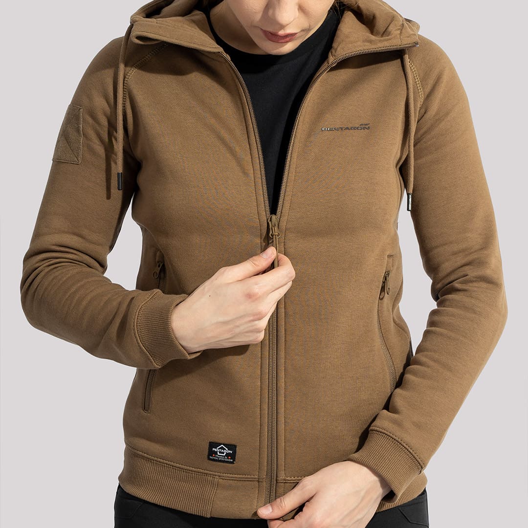 Hanorac Dama Aphrodite Womens Sweater | Coyote Pentagon Tactical - Confort și Funcționalitate pentru Femei Active
